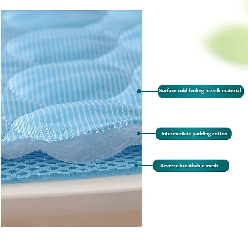 Arctic Breeze Cooling Pet Mat – Breathable Washable Summer Bed for Dogs & Cats