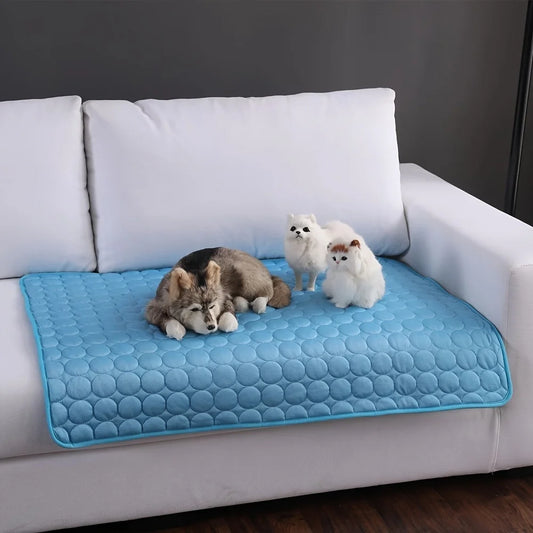 Arctic Breeze Cooling Pet Mat – Breathable Washable Summer Bed for Dogs & Cats