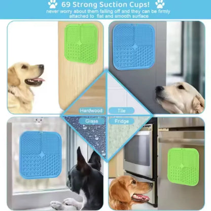 Premium Silicone Lick Mat – Calming Enrichment Pad for Dogs & Cats