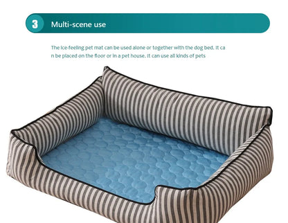 Arctic Breeze Cooling Pet Mat – Breathable Washable Summer Bed for Dogs & Cats