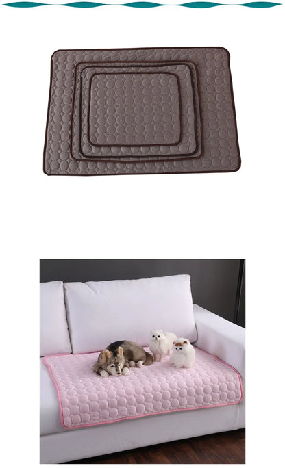 Arctic Breeze Cooling Pet Mat – Breathable Washable Summer Bed for Dogs & Cats