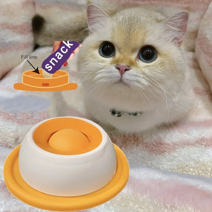 Interactive Lick Bowl – Anxiety-Relief Slow Feeder for Dogs & Cats
