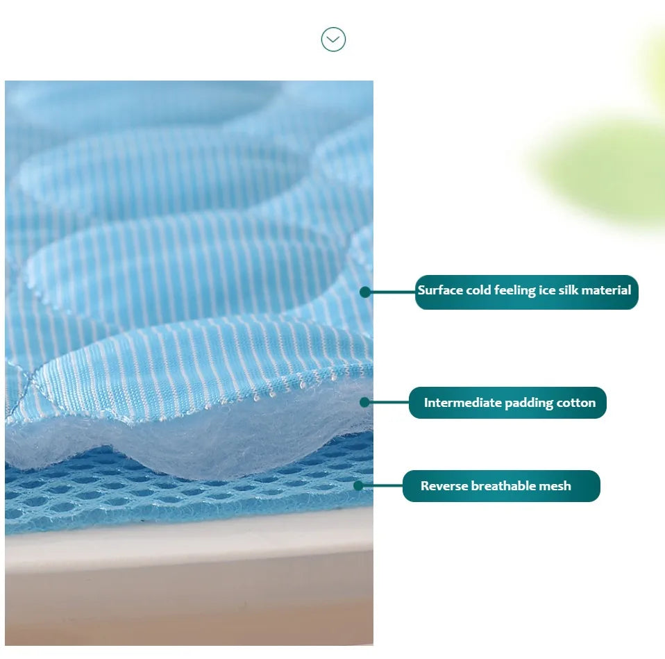 Arctic Breeze Cooling Pet Mat – Breathable Washable Summer Bed for Dogs & Cats