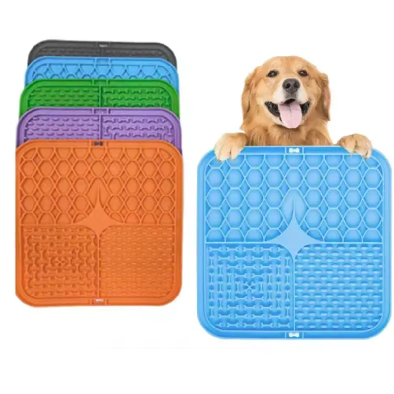 Premium Silicone Lick Mat – Calming Enrichment Pad for Dogs & Cats