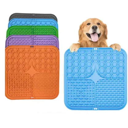 Premium Silicone Lick Mat – Calming Enrichment Pad for Dogs & Cats