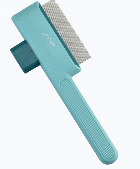 Self-Cleaning Pet Grooming Brush – One-Click Deshedding Comb for Dogs & Cats