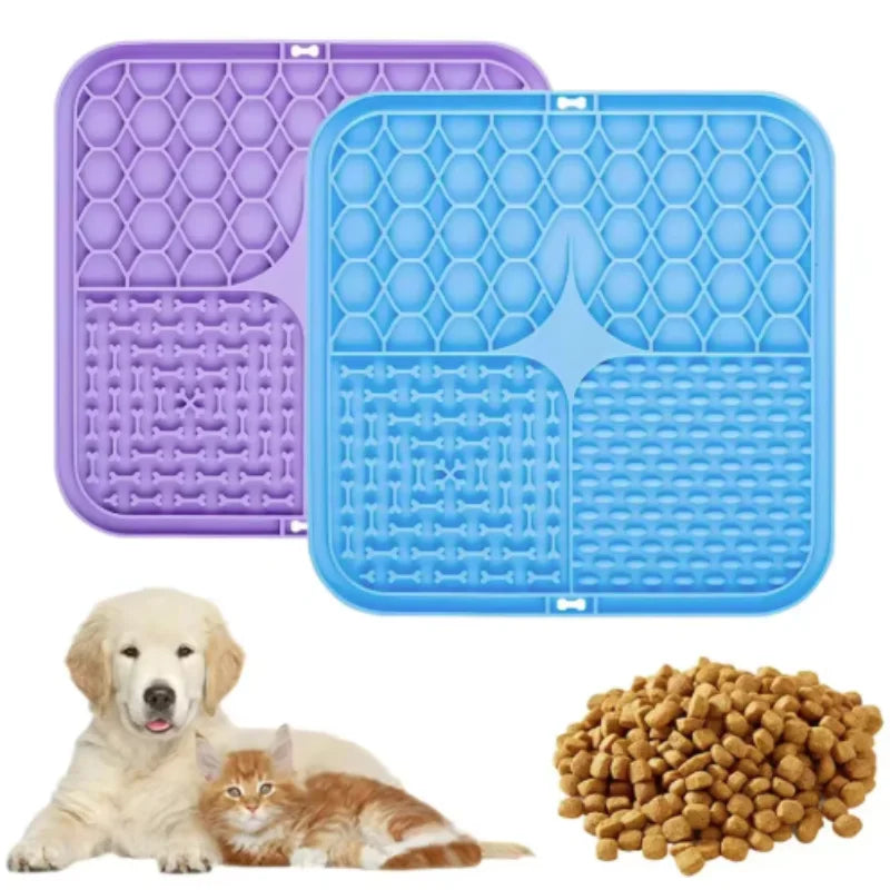 Premium Silicone Lick Mat – Calming Enrichment Pad for Dogs & Cats